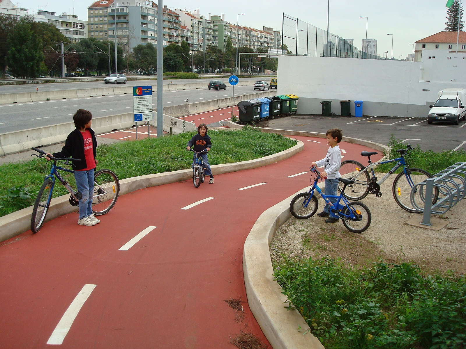 Barn i Lissabon november 2009