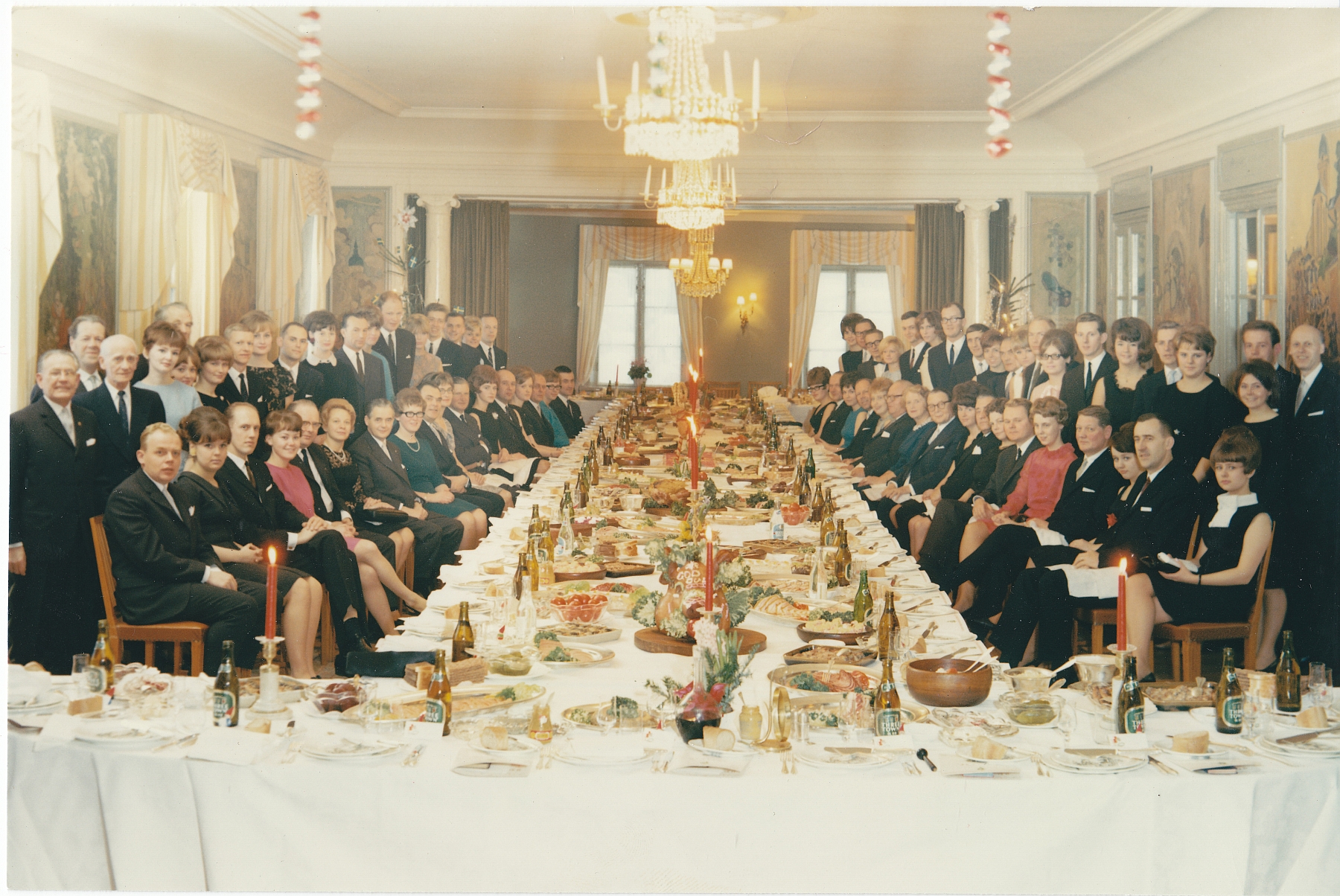 Julfesten på Stallmästargården 1965